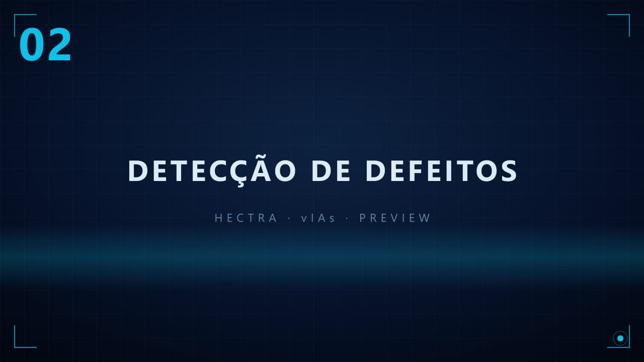 Detecção automática de defeitos no pavimento