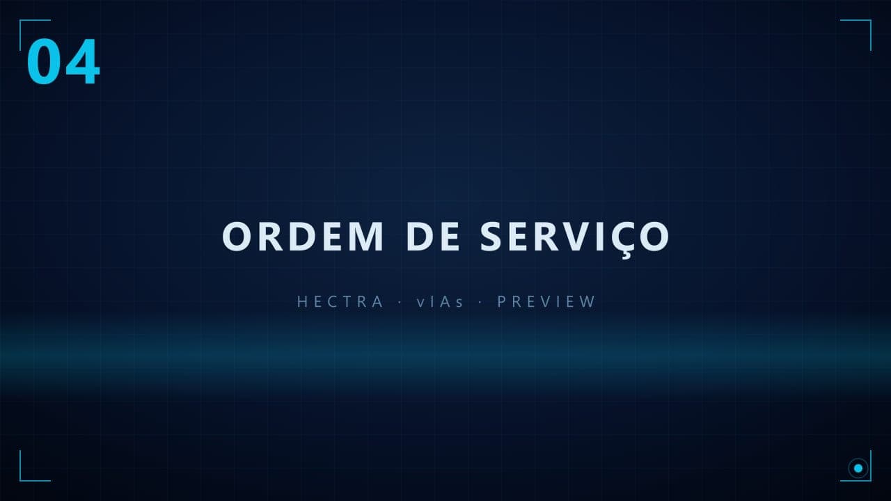 Ordem de serviço gerada automaticamente